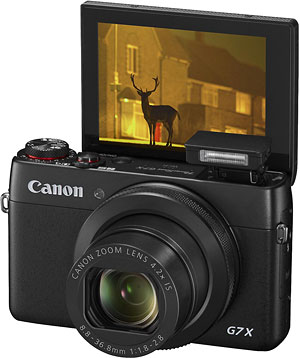 Canon G7X Review -- Tilting LCD