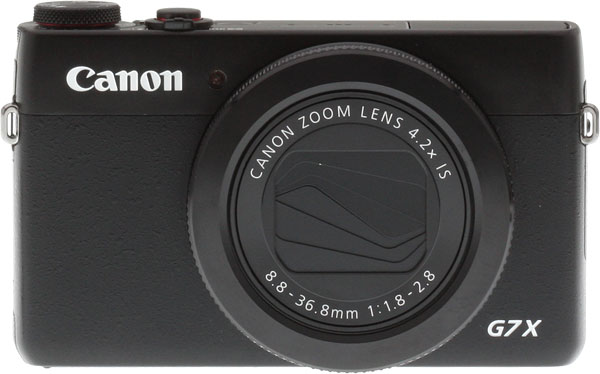 Canon G7 X review -- Front view