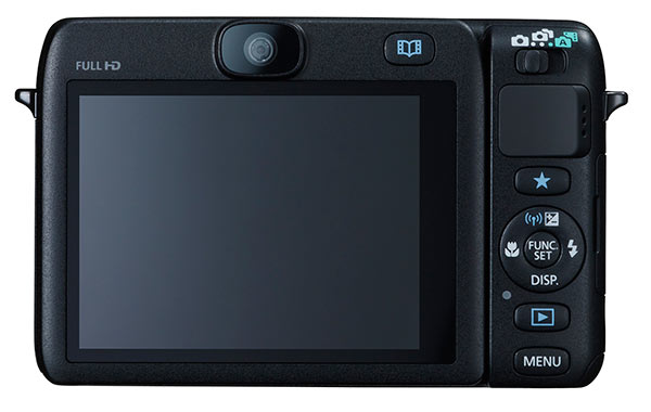 Canon N100 review - back view