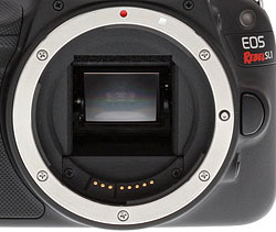 Canon SL1 review -- Lens mount