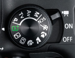 Canon SL1 review -- Autofocus area