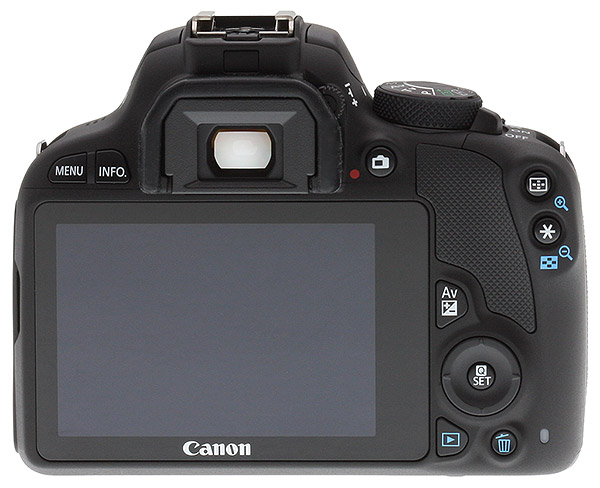Canon SL1 review --  Rear view