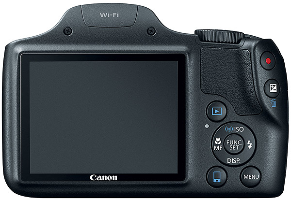 Canon SX530 Review -- Back view