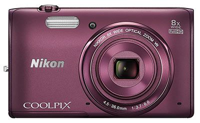 Nikon S5300 review - front view