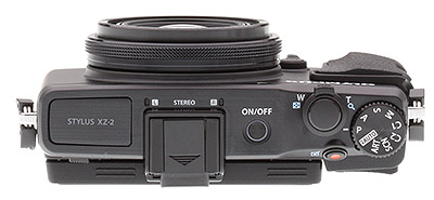 Olympus XZ-2 review: Top view