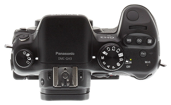 Panasonic GH3 review -- Top view