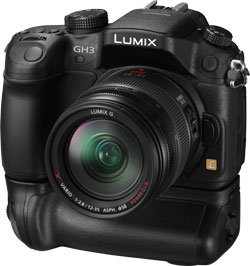 Panasonic GH3 review -- Accessory grip