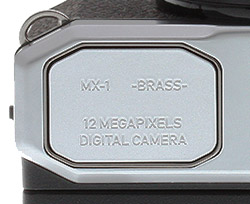 Pentax MX-1 Brass Label