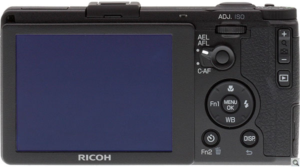 Ricoh GR review --  Rear view
