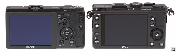 Ricoh GR review -- Versus the Coolpix A, from the rear
