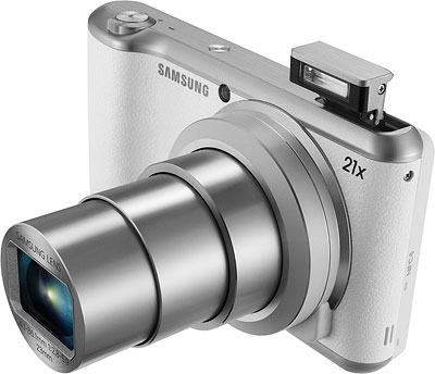 Samsung Galaxy Camera 2 Review -- Front quarter view