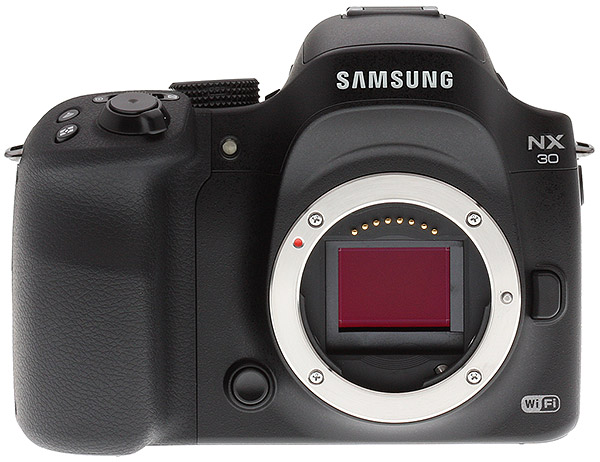 Samsung NX30 Review -- front view