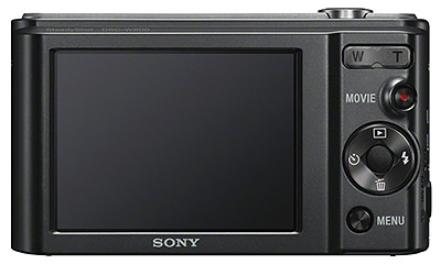 Sony W800 review -- rear quarter view