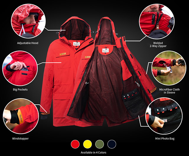 Haukland 7in1 jacket is made especially for photographers