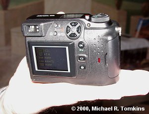 Olympus C-3030 Zoom Rear View - click for a bigger picture!
