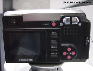 Samsung Digimax 210SE Back View - click for a bigger picture!