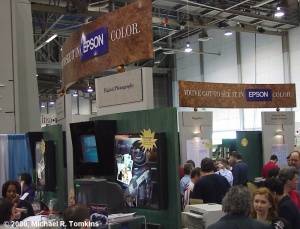 Epson's PMA Booth - click for a bigger picture!