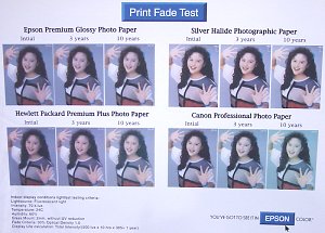 Epson Print Fade Test - click for a bigger picture!