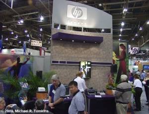 Hewlett-Packard's PMA Booth - click for a bigger picture!