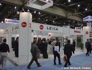 Leica's PMA Booth - click for a bigger picture!