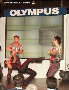 Olympus's PMA Show - click for a bigger picture!