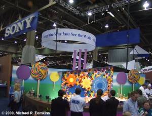 Sony's PMA Booth - click for a bigger picture!