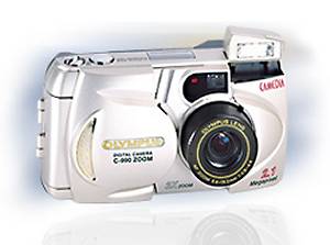 Olympus' C-990 ZOOM, the European version of the D-490 ZOOM digital camera