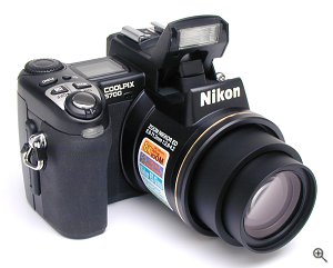 Nikon's Coolpix 5700 digital camera. Copyright © 2002, The Imaging Resource. All rights reserved.