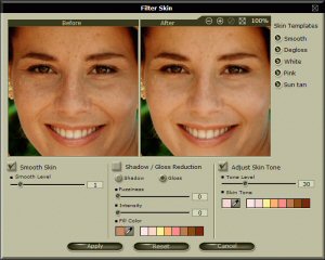 Reallusion's FaceFilter. Copyright (c) 2004, The Imaging Resource. All rights reserved.