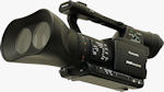 Panasonic's 3D Full HD Camera Recorder conceptual model. Photo provided by Panasonic Corp.