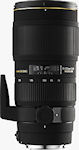 Sigma's APO 70-200mm F2.8 II EX DG MACRO HSM lens for Pentax and Sony. Courtesy of Sigma, with modifications by Michael R. Tomkins.