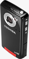 Toshiba's CAMILEO B10 camcorder. Photo provided by Toshiba Corp.