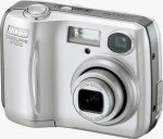 Nikon's Coolpix 4100 digital camera. Courtesy of Nikon, with modifications by Michael R. Tomkins.