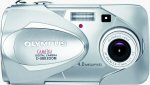 Olympus' Camedia D-580 Zoom digital camera. Courtesy of Olympus, with modifications by Michael R. Tomkins.