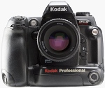 Kodak's DCS Pro 14n digital SLR. Courtesy of Eastman Kodak Co., with modifications by Michael R. Tomkins.