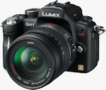 Panasonic's Lumix DMC-GH1 digital camera. Photo provided by Panasonic Consumer Electronics Co.