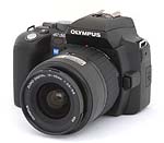 Olympus EVOLT E-500 digital SLR. Photo Copyright Imaging Resource, 2005.