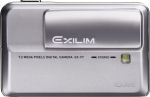 Casio's EXILIM EX-V7 digital camera. Courtesy of Casio, with modifications by Michael R. Tomkins. Click for a bigger picture!