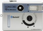 Concord's Eye-Q Go Wireless digital camera. Courtesy of Concord Camera Corp., with modifications by Michael R. Tomkins.