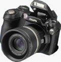 Fuji's FinePix 5000 digital camera. Courtesy of Fuji Israel, with modifications by Michael R. Tomkins. Click for a bigger picture!
