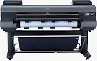 The imagePROGRAF iPF8300 large format printer. Photo provided by Canon USA Inc.