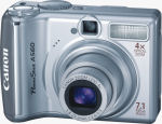 Canon's PowerShot A560 digital camera. Courtesy of Canon, with modifications by Michael R. Tomkins.