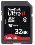 32GB SanDisk Ultra II SDHC card. Courtesy of SanDisk , with modifications by Zig Weidelich.
