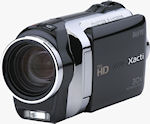 Sanyo's Xacti VPC-SH1 dual camera offers HD video and four megapixel still imaging. Photo provided by Sanyo North America Corp.