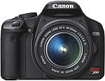 Canon Rebel XSi digital SLR. Courtesy of Canon, with modifications by Zig Weidelich.