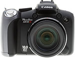 Canon PowerShot SX10 IS digital camera. Copyright © 2009, The Imaging Resource. All rights reserved.