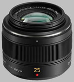 Panasonic 25mm f/1.4 ASPH Leica DG Summilux lens.