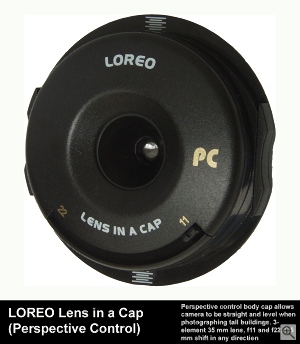 Loreo's Perspective Control Lens in a Cap. Courtesy of Loreo Asia Ltd.