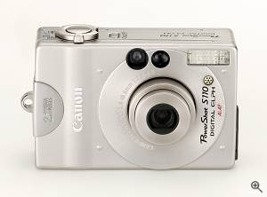 Canon's Powershot S110 digital camera, front  view. Courtesy of Canon. Click for a bigger picture!