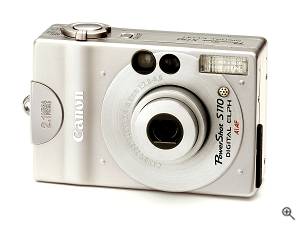 Canon's Powershot S110 digital camera, front  left quarter view. Courtesy of Canon. Click for a bigger picture!